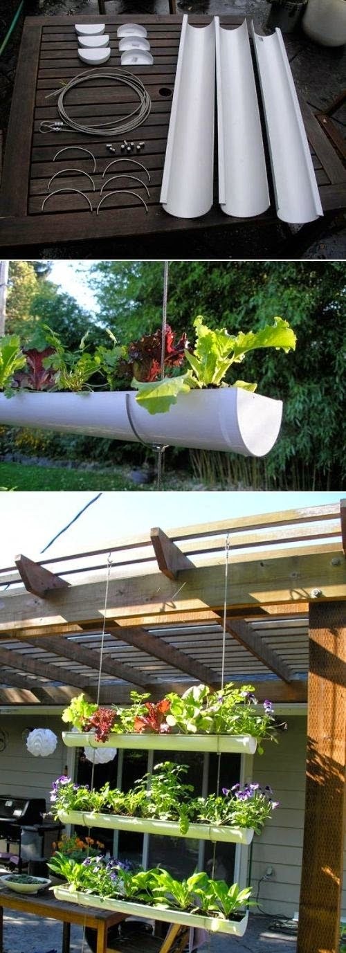 DIY vertical garden idea