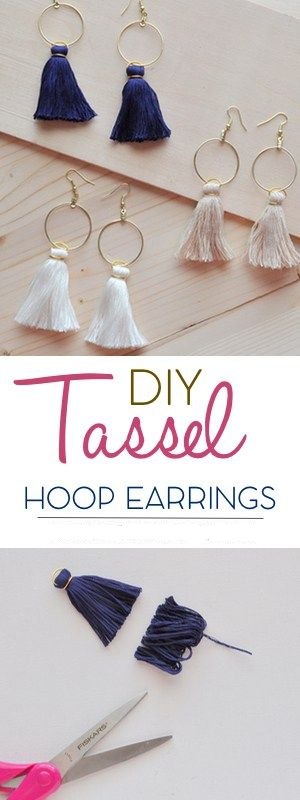 Hoop Tassels Earrings