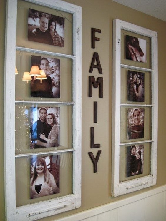 DIY Family Photo Display