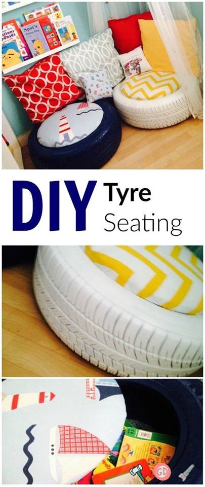 DIY Tyre Seating