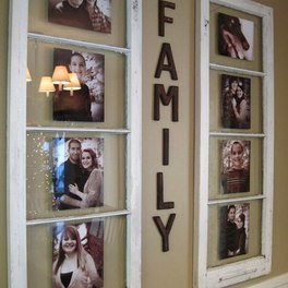 DIY Family Photo Display