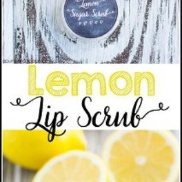 DIY Lemon Lip Scrub