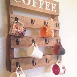 Pallet Coffee Cup Holder