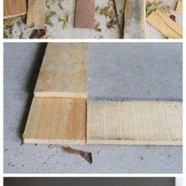 Square Pallet Picture Frame