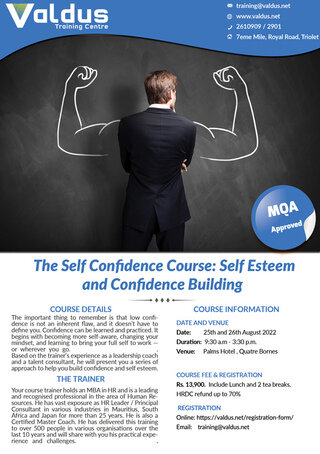 Valdus  - The Self Confidence Course