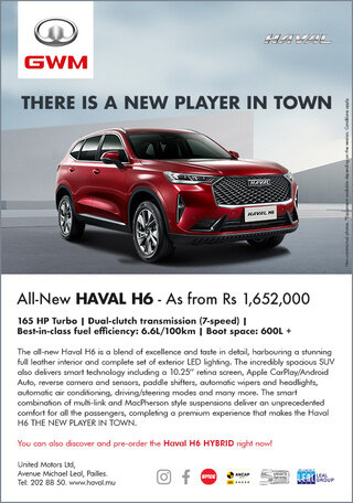 Haval Mauritius - Haval H6 : There is a new player in town!