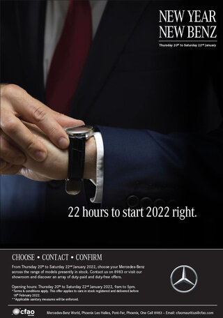 CFAO Motors - New Year New Benz – 22hours to start 2022 right.