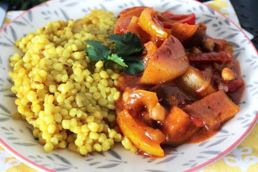 Curry de pois chiches et légumes