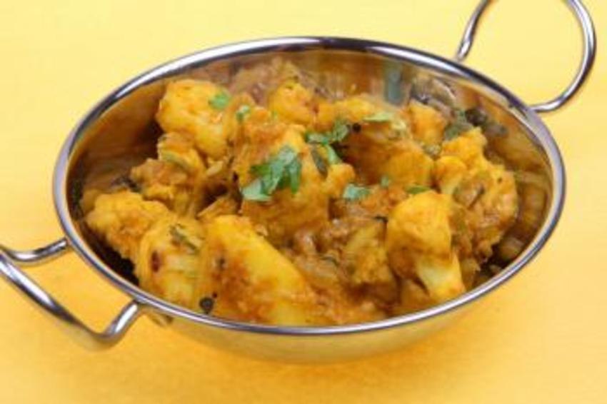 Curry pommes de terre et petits pois