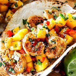 Mango Pineapple Shrimp Salad
