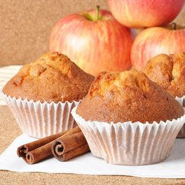 Muffins pommes et cannelle 